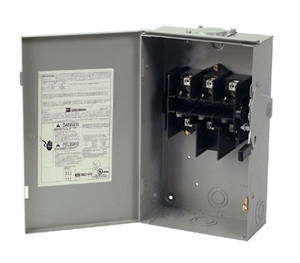 Eaton DG223URB> General Duty Safety Switch, 100 Amp 240VAC, 2-Pole | Nema3R Outdoor