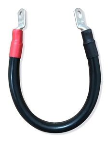 EcoCable 2/0 AWG Battery / Inverter Cable - 12" Black/Red Cobra X-Flex