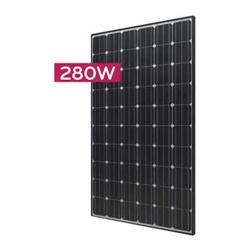 LG Solar LG280N1C - 280 Watt Black Frame Solar Panel