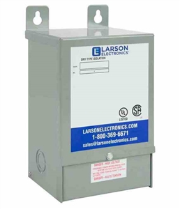 Larson Electronics > 5 kVA Isolation Transformer - 480V Primary - 120V Secondary - NEMA 3R - Single Phase - Fully Potted / Encapsulated - Copper