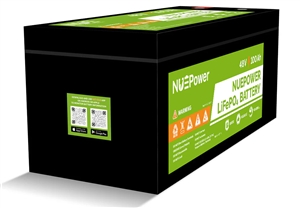 NUE > NUEPower 48 Volt 100 Amp Hour Heated 8D Home Battery