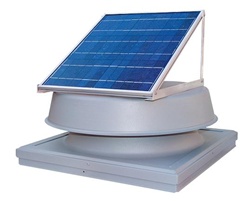 Natural Light SAF48CMGR > 48 Watt Solar Attic Fan > Curb Mount