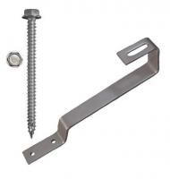QuickBOLT 180° Flat Tile Roof Hook Kit - 38mm Height with #14 x 3