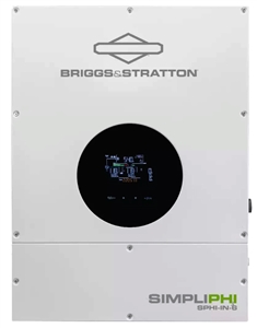 Briggs & Stratton SimpliPhi ESS Inverter SPHI-IN-6 > 6 kW Hybrid Inverter,  with Dual MPPT inputs, IP65 Outdoor Rated, with AGS