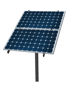 Tamarack Solar Top of Pole Mount for Two Solar Panels - 83 Inch Channel ...