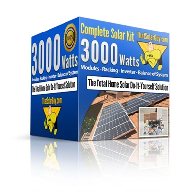 3000 Watt Central Inverter Solar Panel Kit