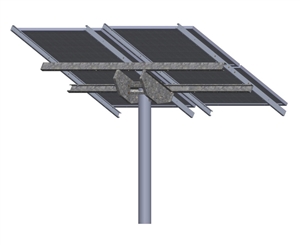 Tamarack Solar Top Of Pole Mount For Four Solar Panels - Landscape ...