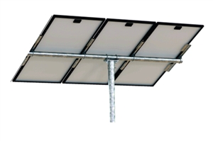 Tamarack Solar UNI-PGRM/3P1 > Top of Pole Mount for Three Solar Panels