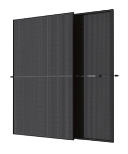 Trina Solar TSM-395-DE90C.07 > 395 Watt Mono Solar Panel, Black Frame - Bifacial / Transparent Backsheet - Pallet Quantity - 36 Solar Panels