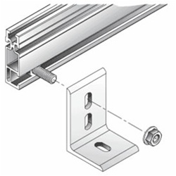 UniRac 303206 - SolarMount 2-Rail Kit 106 Inch Light Rails (with L-Feet)