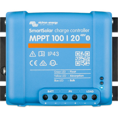Victron Energy SmartSolar MPPT 75V 10 amp 12/24-Volt Solar Charge  Controller (Bluetooth)